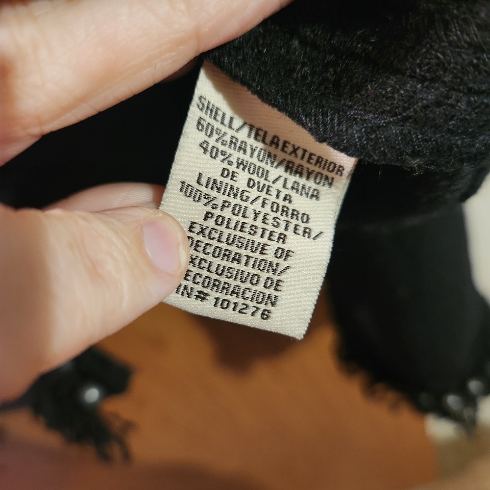 💓 3/$15 ECI New York Size Medium Black Jacket - Picture 8 of 12